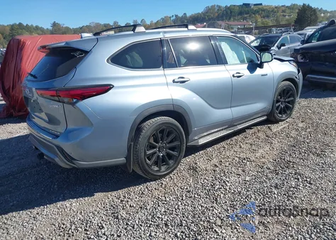 2021 Toyota Highlander Hybrid Platinum from USA, damaged, VIN 5TDEBRCH6MS066688